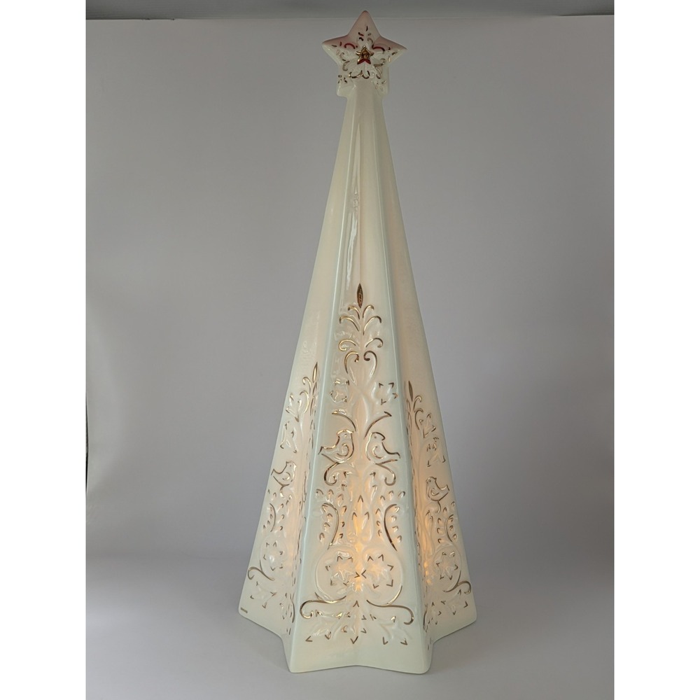 Lenox Golden Glow Large Christmas Tree 13.5" #851569